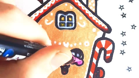 This Gingerbread House Feels Magical 🍪🏠✨