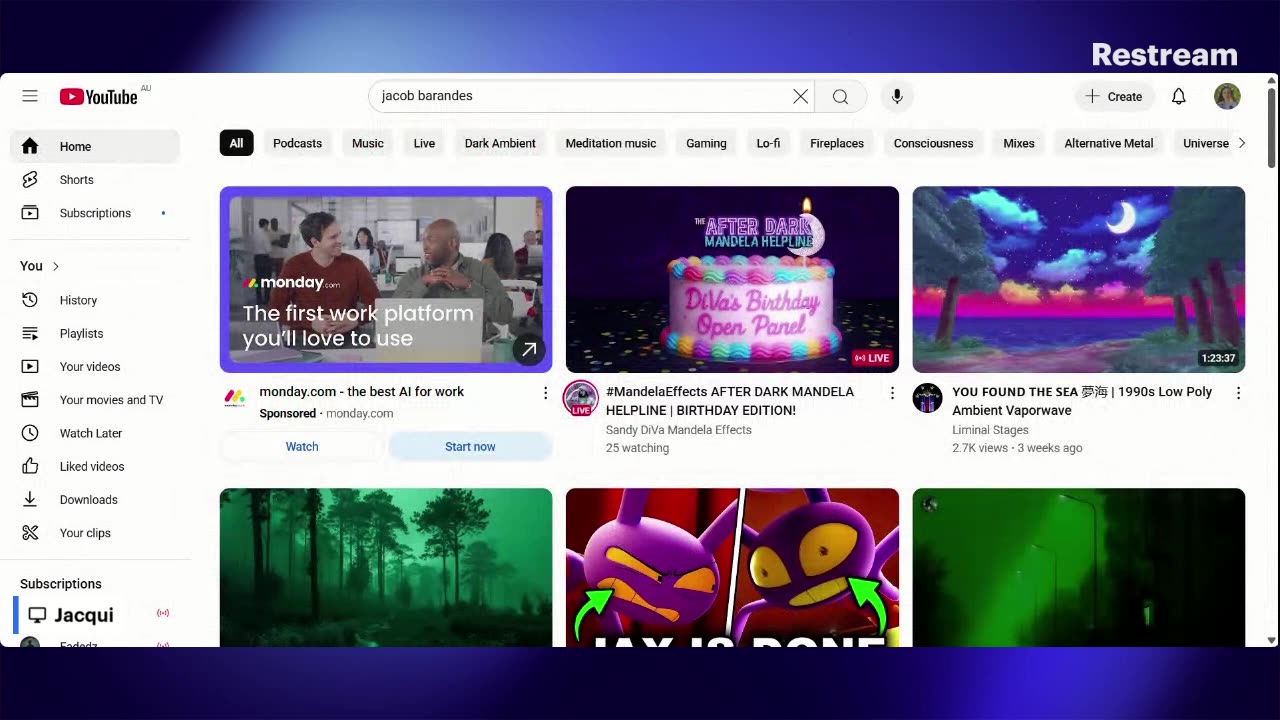 Live with Restream, August 16