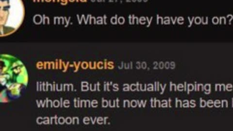 Emily Youcis on "Lithium" in 2009