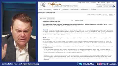 How To Stop Gavin Newsom's Redistricting Scheme
