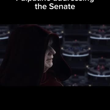 #starwars #starwarstiktok #starwarsfan #emperorpalpatine #palpatine #senate #speech #trending #viral