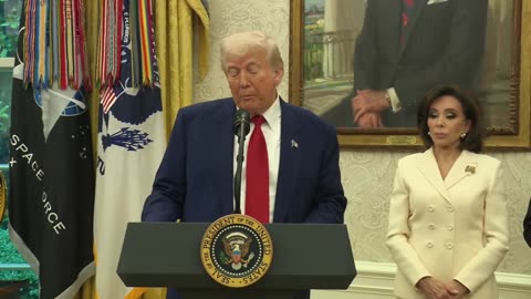 President Trump Participates in a Swearing-In for the US Attorney for DC, May 28, 2025
