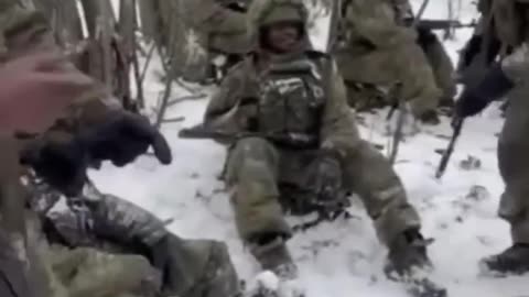 African Mercenaries Singing and Dancing While Waiting to be Disposed Of