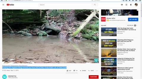 Keeping the negative things around you from DICTATING YOUR POINT OF ATTRACTION