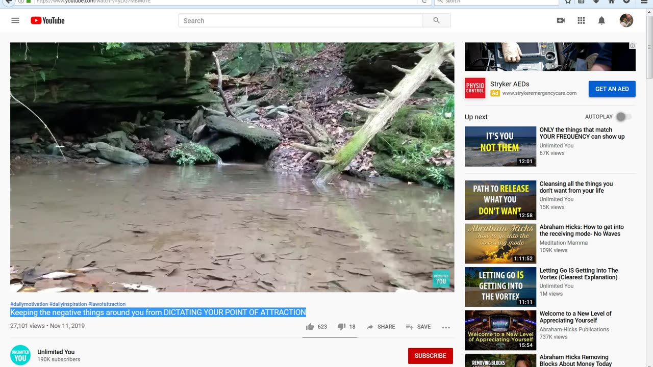 Keeping the negative things around you from DICTATING YOUR POINT OF ATTRACTION