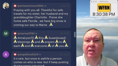 Mary's Daily Live Holy Rosary Prayer at 8:00 p.m. EST 01/24/2026