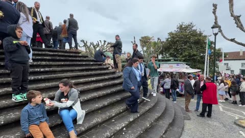LIVE: Chegada dos Santos Patronos Procissão São Miguel Arcanjo Vila Franca do Campo - 11.05.2025