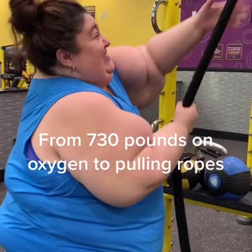 Her consistency for weight loss is admirable