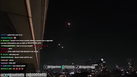 Woodbabi got caught in a missile strike on Israel stay safe out there 06/13/25