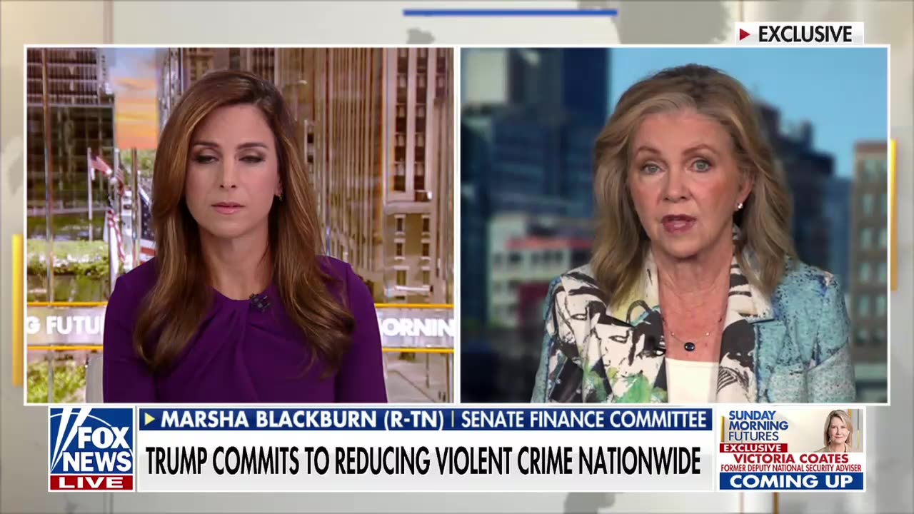 Trump Commits To Reducing Violent Crime Nationwide: Blackburn on Fox News