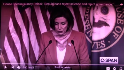 Pelosi 2020 Reject Pseudo Science, Being Governed in Mind by Narcissists Psychopaths & Sociopaths