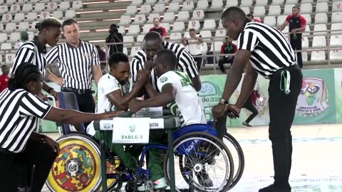 African arm wrestlers compete for world championship slots