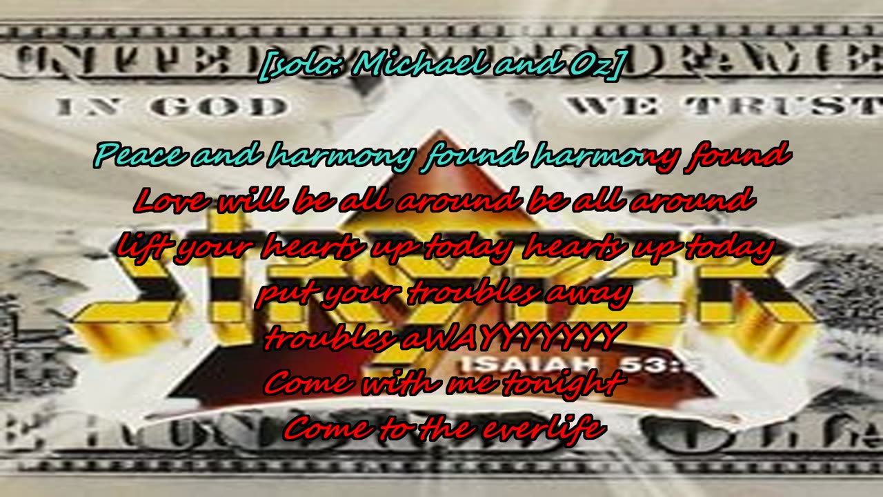 Stryper - Come to the Everlife {lift up your karaoke}