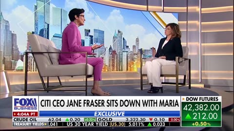 CEO of a major bank acknowledges being "very encouraged."