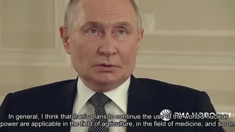 🇷🇺 🏹 🎬 Full Version: Putin on the Iran-Israel War