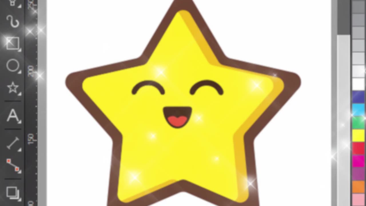 Draw simple star in coreldraw