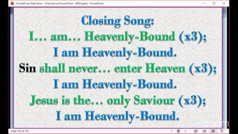 The Narrow Way Christian Church of God - BIBLE-READING and Prayer Service - Sunday 15/06/2025