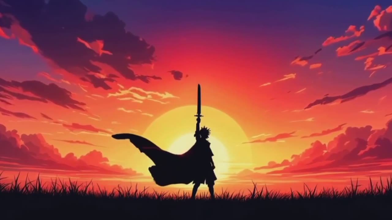 Asta's Epic Sunset Showdown