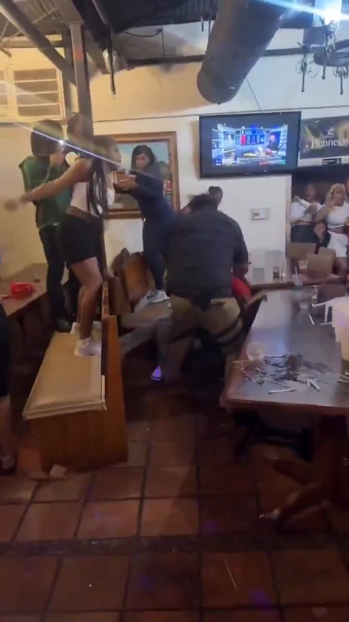 100 women fight 1 man