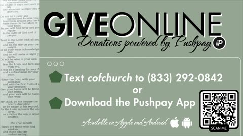 Wednesday Night 06-04-25 Through the Bible: Job 35- Psalm 24 @COFTV.COM