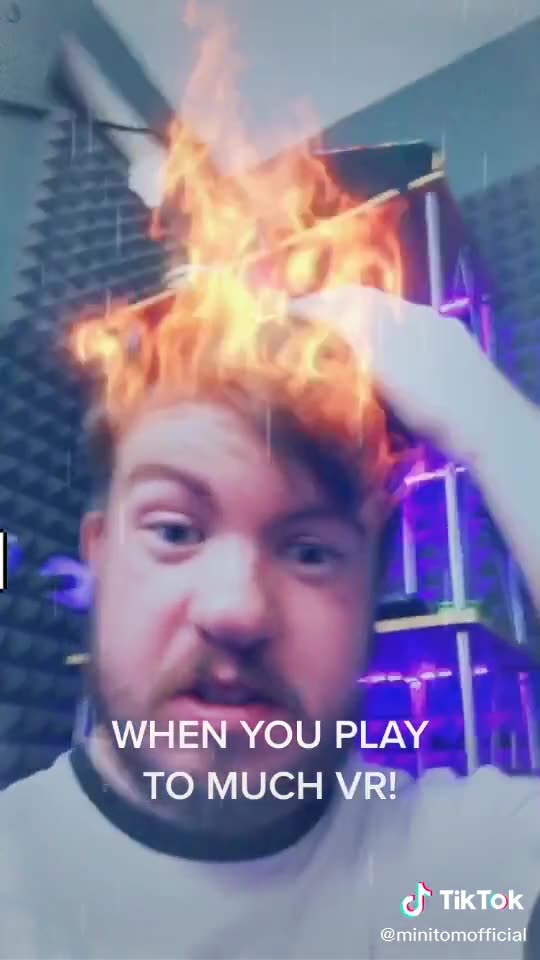 When you play too much VR (TikTok)