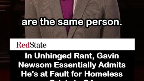 Gavin Newsom Rants about Homeless Crisis, Blasting Local Leaders for Failure