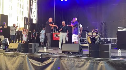 Killer Chuck Schumer Raps At Homecoming Concert In Brooklyn