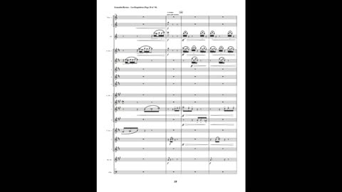 Enrique Granados – Los Requiebros (Saxophone Choir + 2 Piccolos, Flute & Contrabassoon)