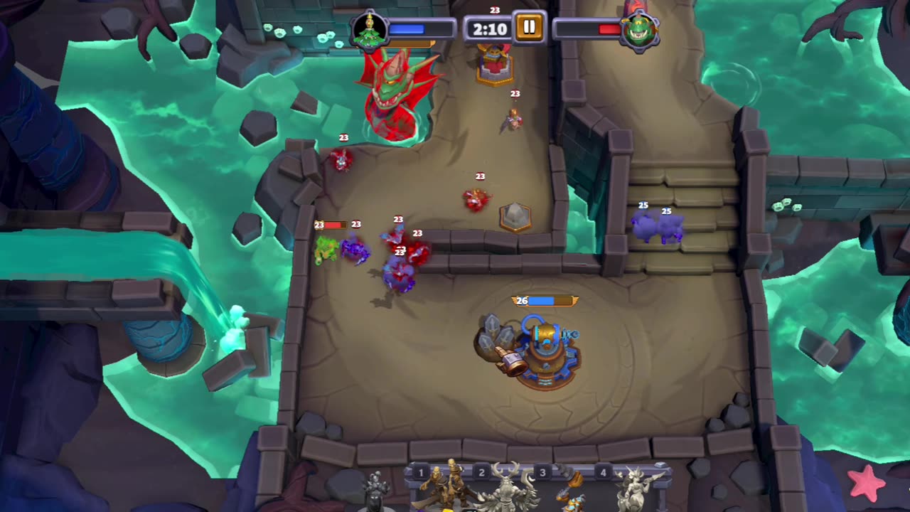 Warcraft Rumble - Blackfanthom Deeps - Malfurion Stormrage - Level 23 - April 2025