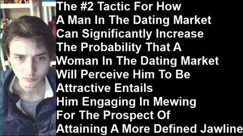 Mewing Is #2 Tactic For How A Man In The Dating Market Can Increase His Attractiveness To A Woman