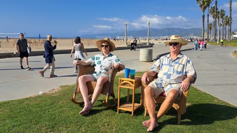 #221 Ocean Park Beach, Santa Monica, California. Special Guest: Comedian Mark Riemers.