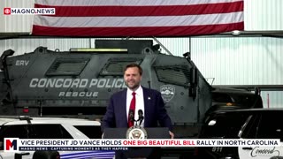 🇺🇸 Vice President JD Vance Holds 'One Big Beautiful Bill' Rally in North Carolina [LIVE]