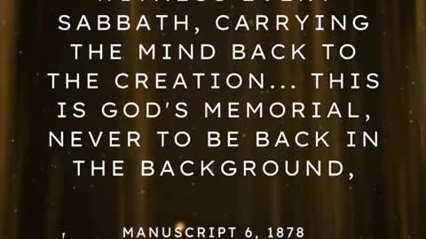 Happy Sabbath