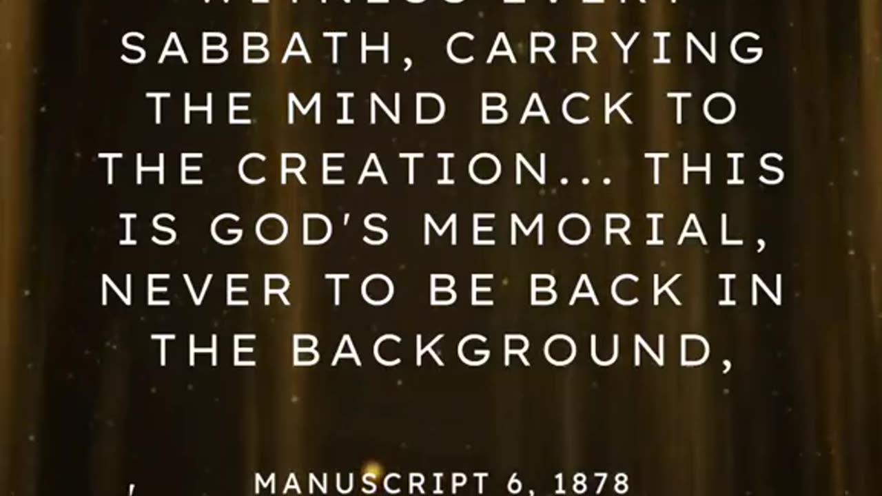 Happy Sabbath