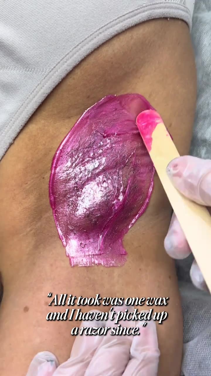 @banksbeautybar.co Underarm Waxing Tutorial Using Tickled Pink Hard Wax | Sexy Smooth Results