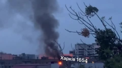 🔥🏢 Ukraine Russia War | Kharkiv Residential Buildings Engulfed in Flames | RCF