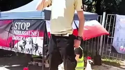 Cała Europa patrzy teraz na Polskę! por. Fijał na Proteście w Zgorzelcu