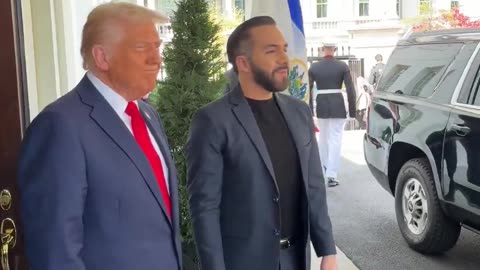 President Trump welcomes El Salvador's President Nayib Bukele