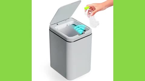Lixeira Inteligente 16 Litros Com Sensor Automático Abre E Fecha Banheiro Cozinha A Pilha Estocasa