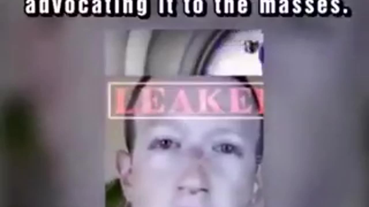 This video was proof that Zuckerberg had foreknowledge of Crimes Against Humanity