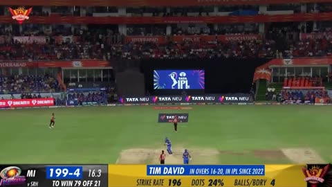 SRH vs MI hIGHLIGHTS mumbai Indians iPL 2024 iPL match