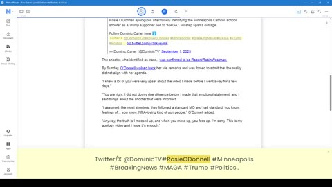Rosie O'Donnell Force To Apology-BITCH FUCK UP YOU MANIAC!
