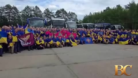 Russia and Ukraine swap hundreds more prisoners hours after a massive attack on Kyiv