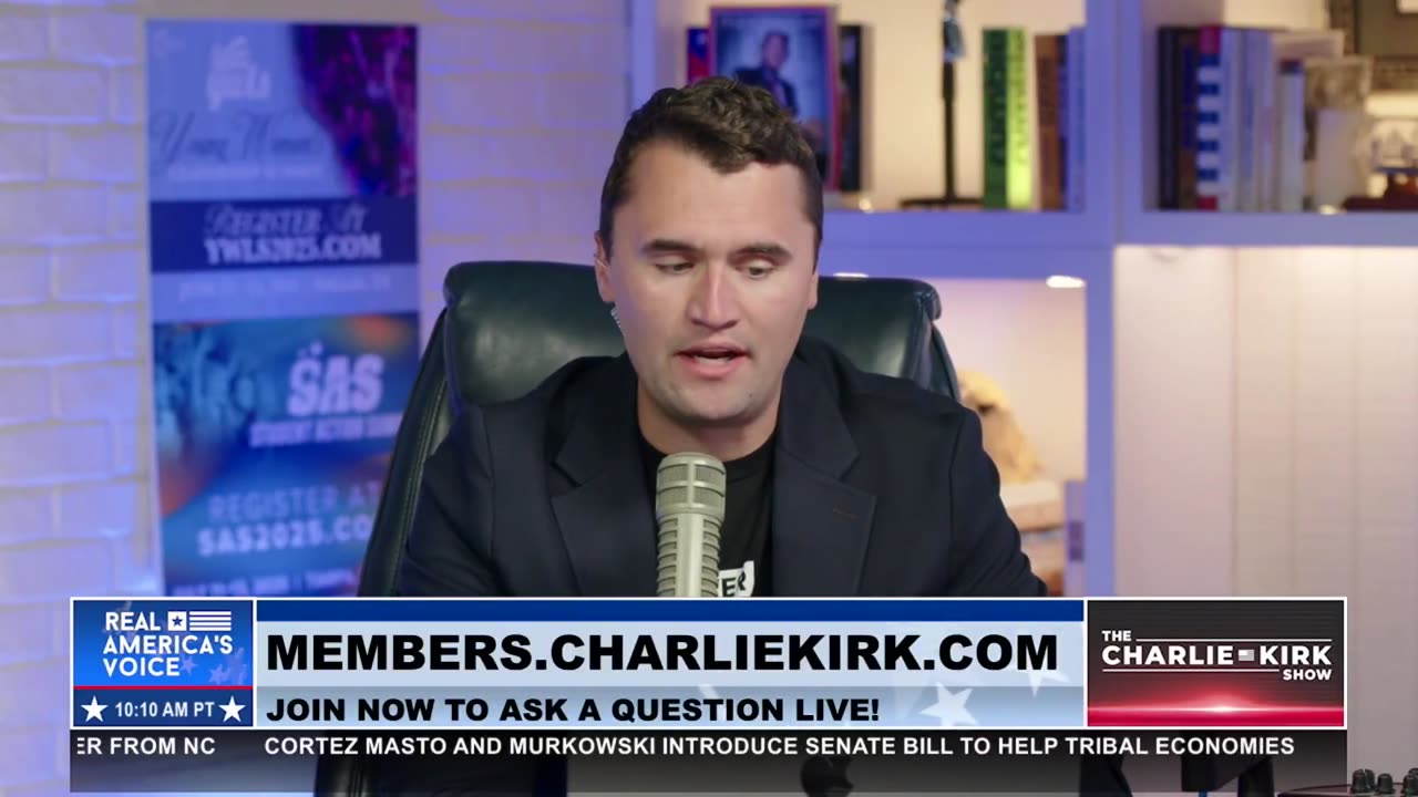 MUST WATCH MEMBER CALL IN WITH CHARLIE KIRK