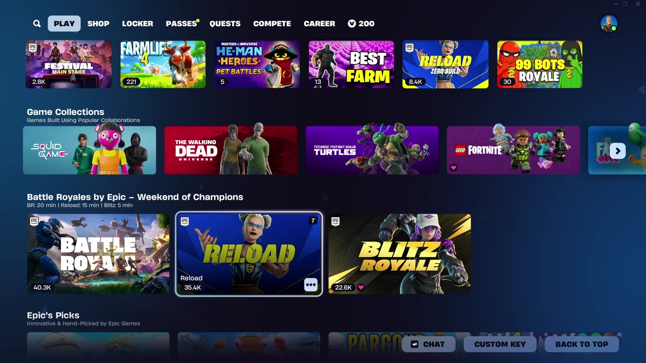 Fortnite + Short game before the server went down