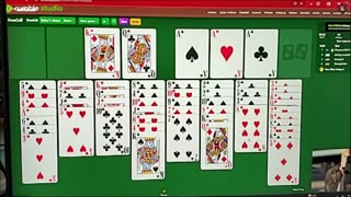 Playing some freecell solitaire