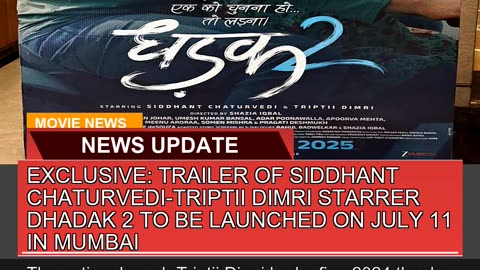 Exclusive Trailer of Siddhant Chaturveditriptii