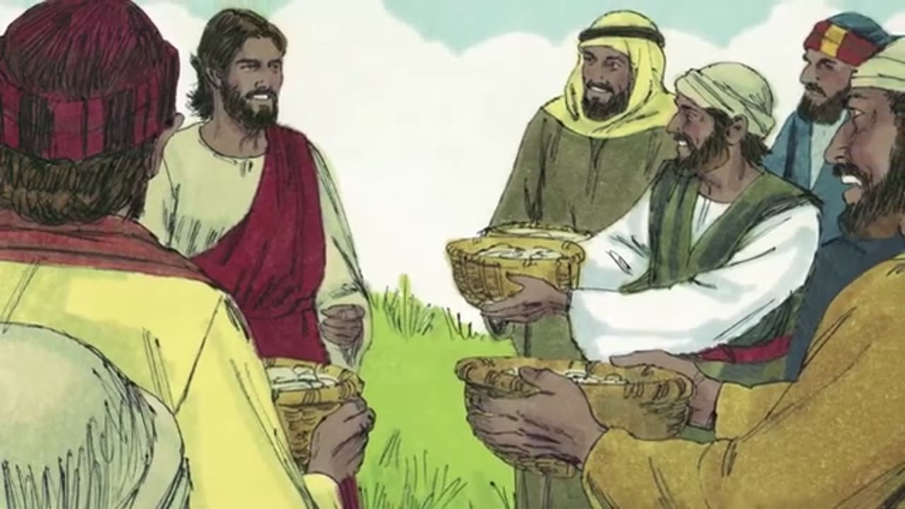 30. Jesus Feeds Five Thousand People