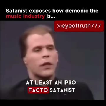 Be careful to what music you listen.