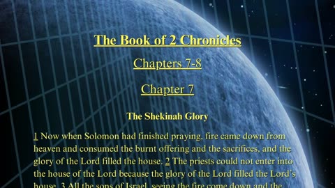 Christian Meme Video: 2nd Chronicles Chapters 7-8 (08/17/2025)